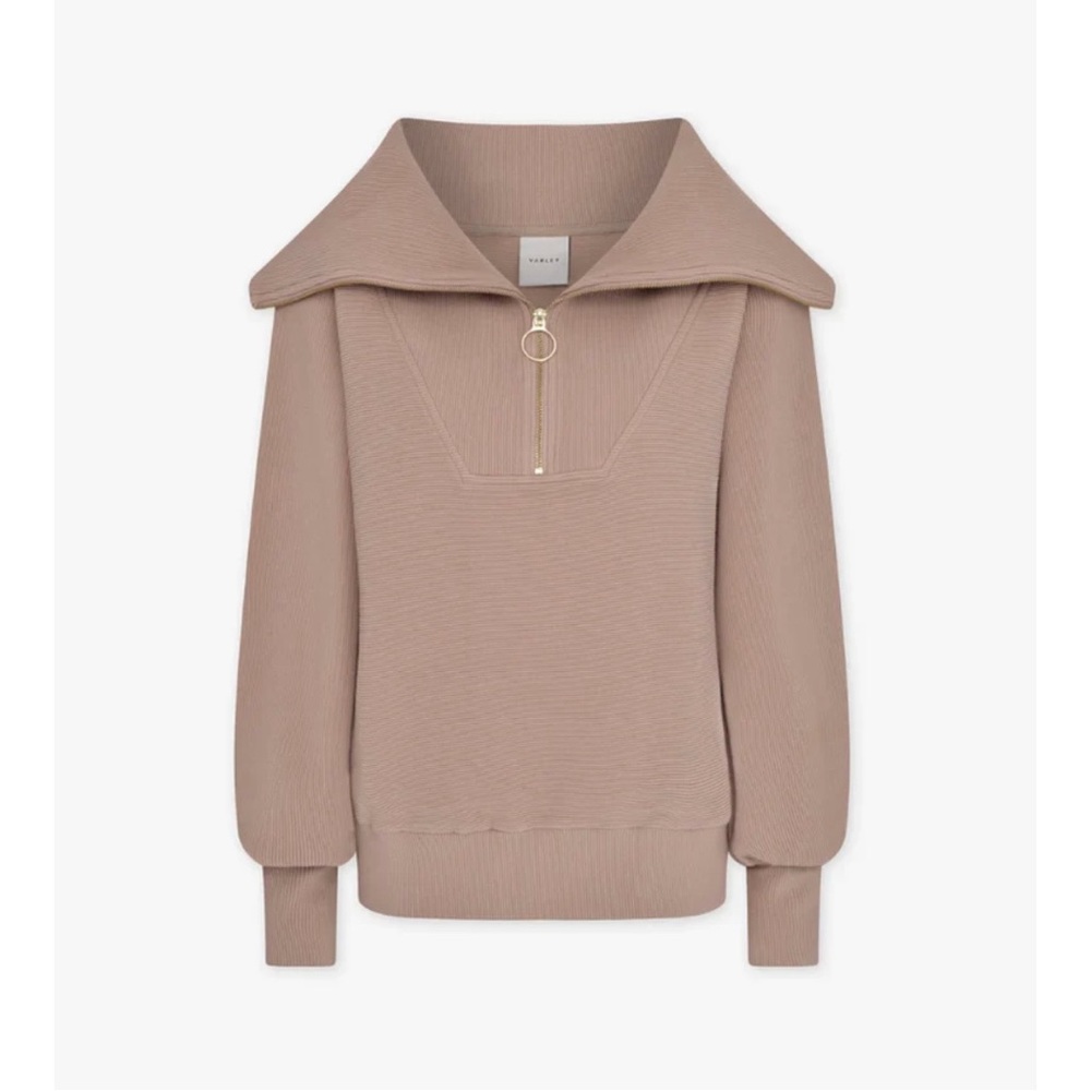 Varley Vine Half Zip Pullover Stucco Size S